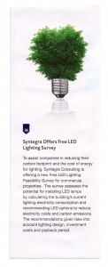 Syntegra offers Free LED lighting survey