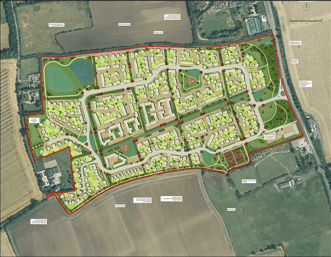 Housing and retail development